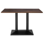 Bolero Indoor Dining Table Dark Wood 1200mm