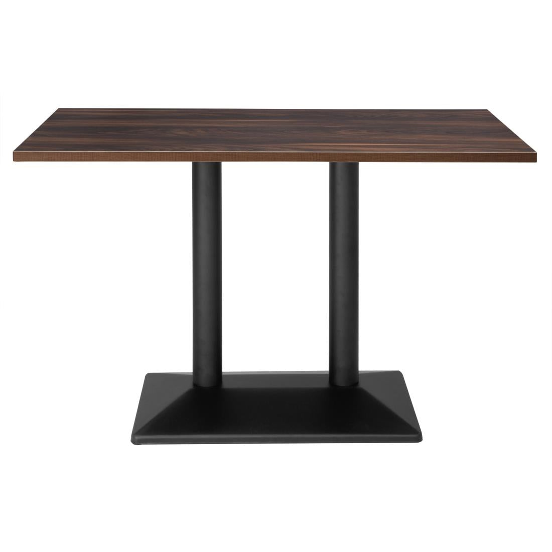 Bolero Indoor Dining Table Dark Wood 1200mm