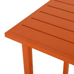 Bolero Spritz Bar Table Vibrant Orange