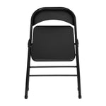 Bolero Folding Metal Chairs Black (4 Pack)