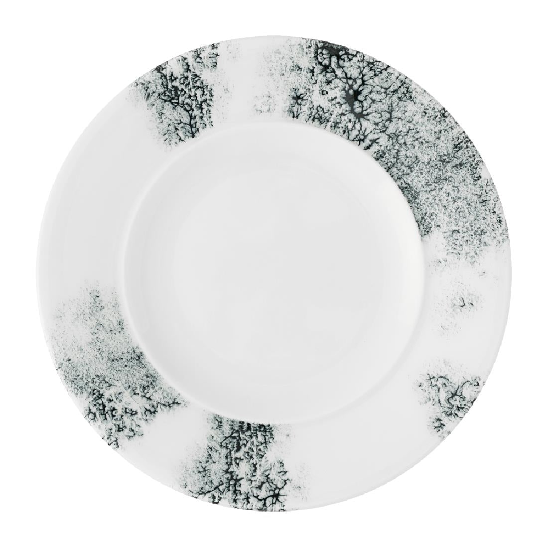 Churchill Alchemy Ambience Standard Rim Plates Smoke Black 162mm (6 Pack)