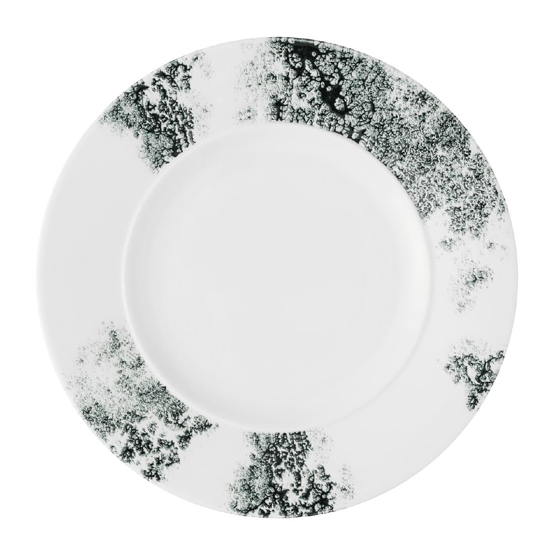 Churchill Alchemy Ambience Standard Rim Plates Smoke Black 217mm (6 Pack)