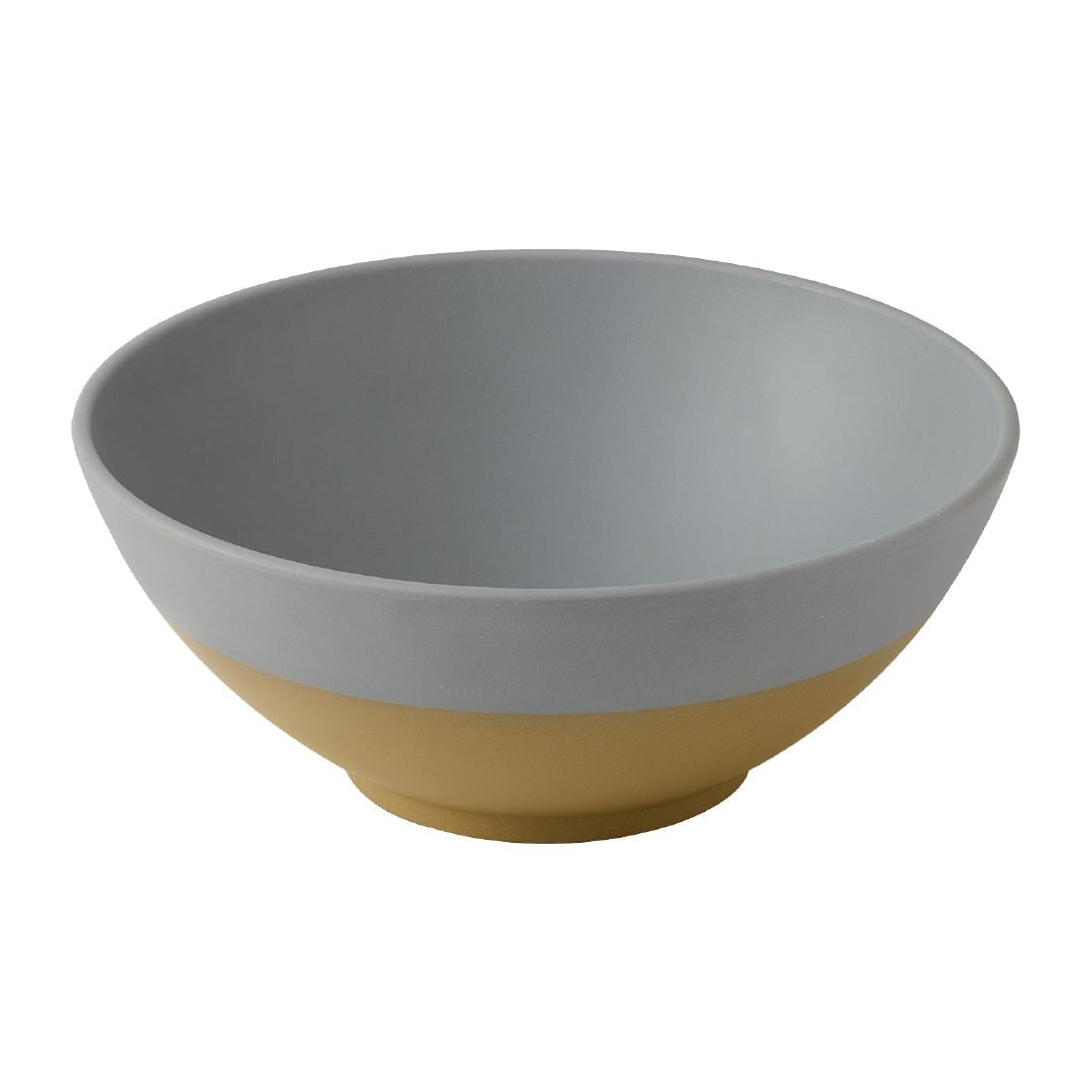 Churchill Emerge Melamine Seattle Grey Deep Serving Bowls 285mm (4 Pack)