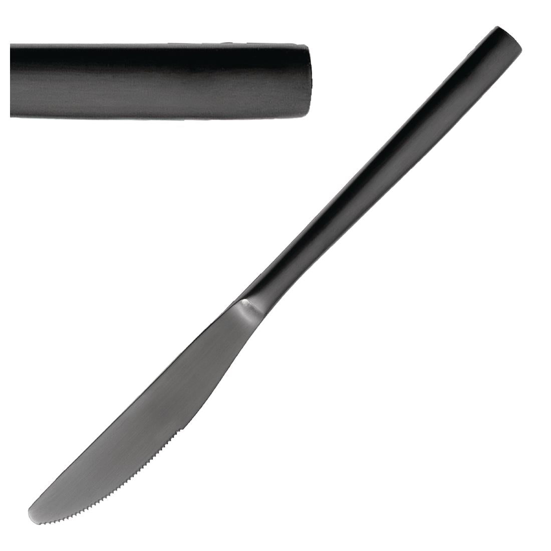 Comas BCN Black Table Knives (12 Pack)