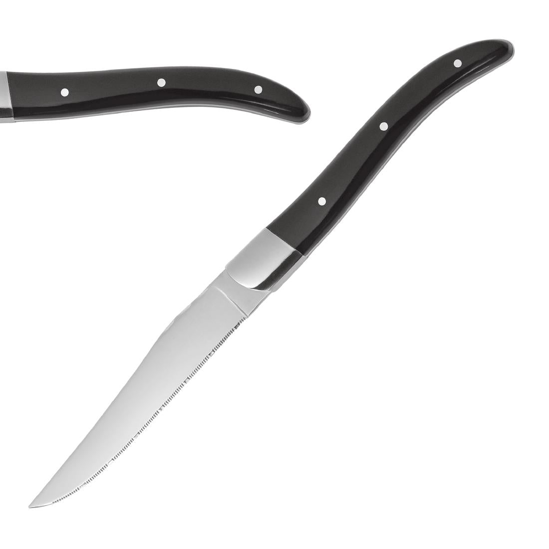 Comas ACR Black Acrylic Steak Knives (6 Pack)