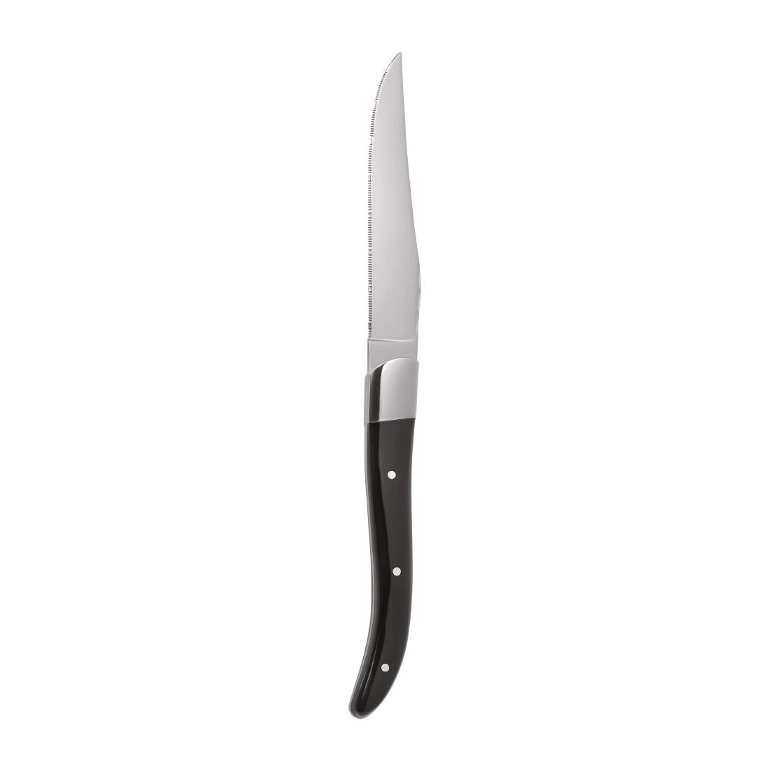 Comas ACR Black Acrylic Steak Knives (6 Pack)