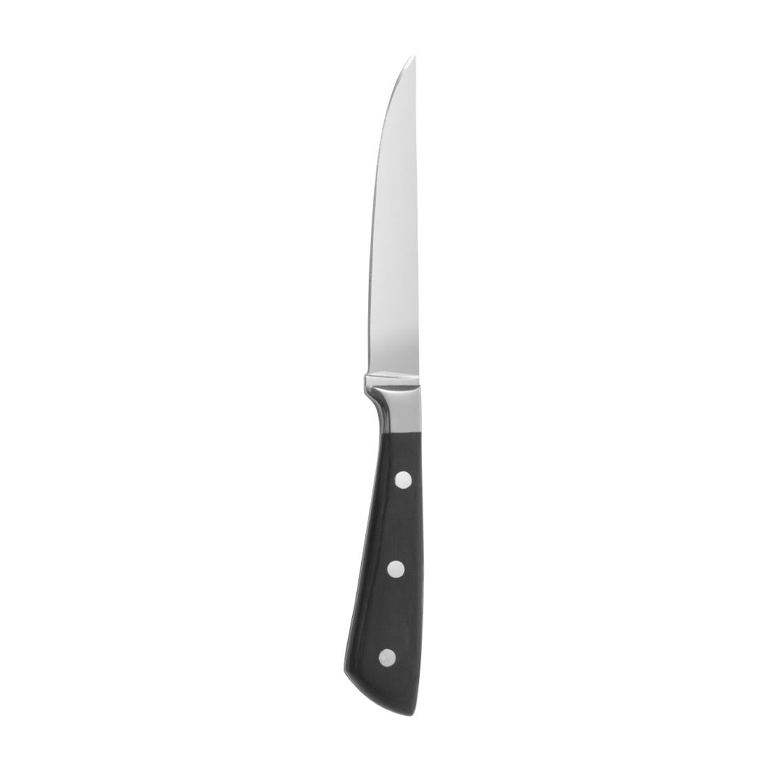 Comas Montblanc Black Acrylic Steak Knives (6 Pack)