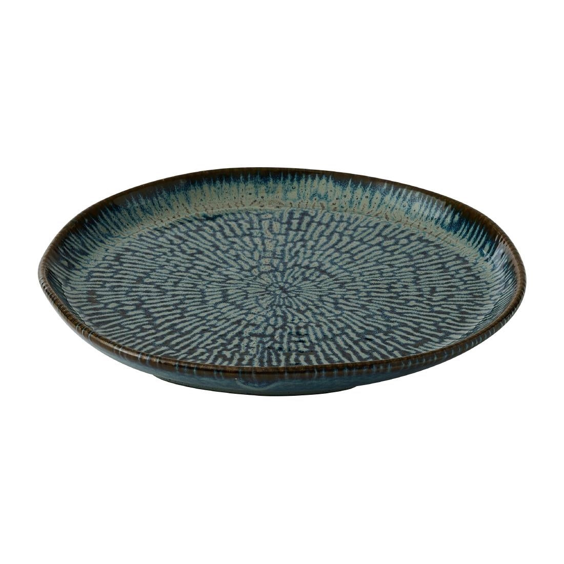 Churchill Envisage Cascade Sapphire Blue Natural Plates 215mm (6 Pack)