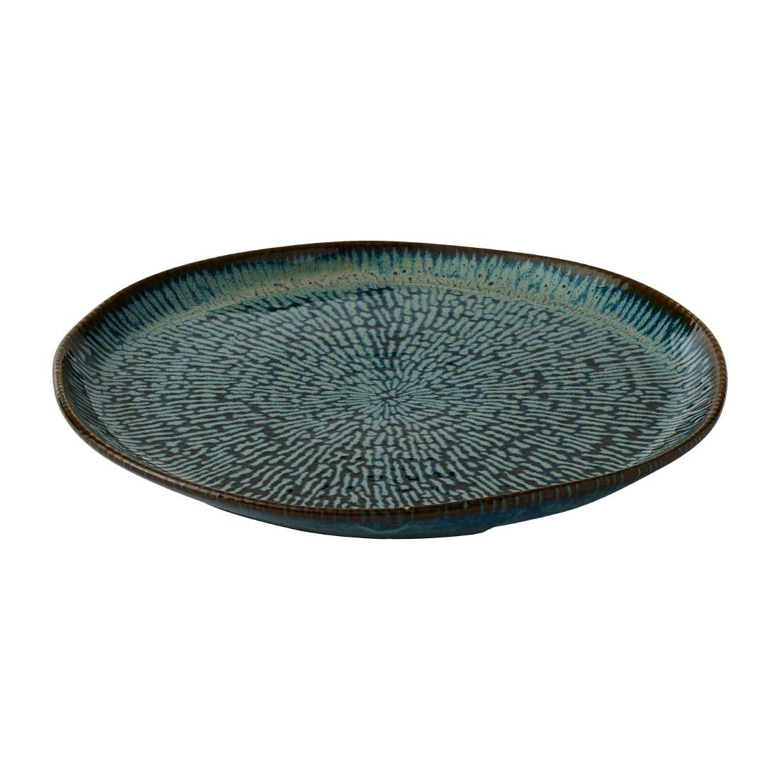 Churchill Envisage Cascade Sapphire Blue Natural Plates 255mm (6 Pack)