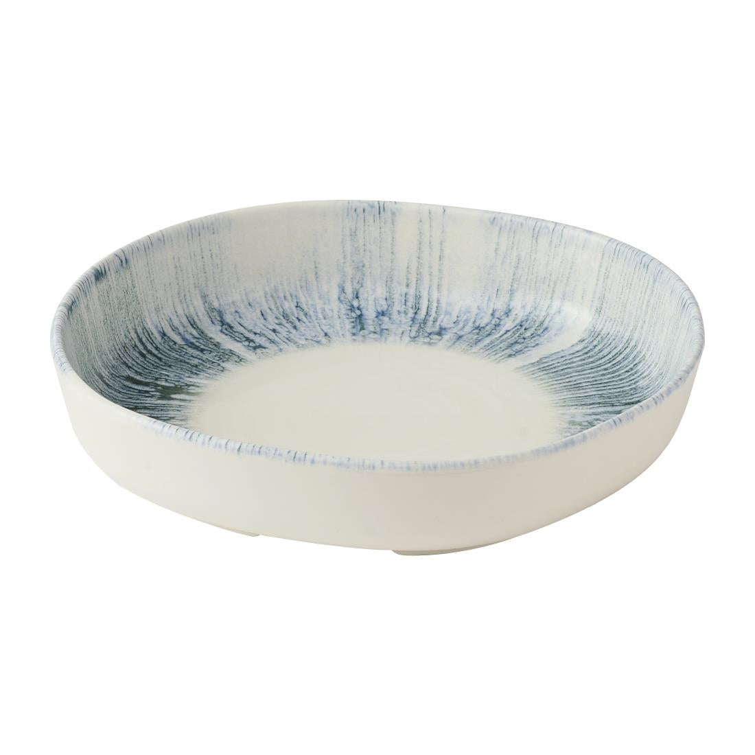 Churchill Lyra Blue Organic Walled Bowls 230mm (6 Pack)