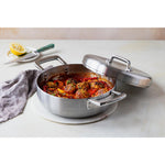 Samuel Groves Urban Stainless Steel Tri-Ply Chefs Pan with Lid 30cm