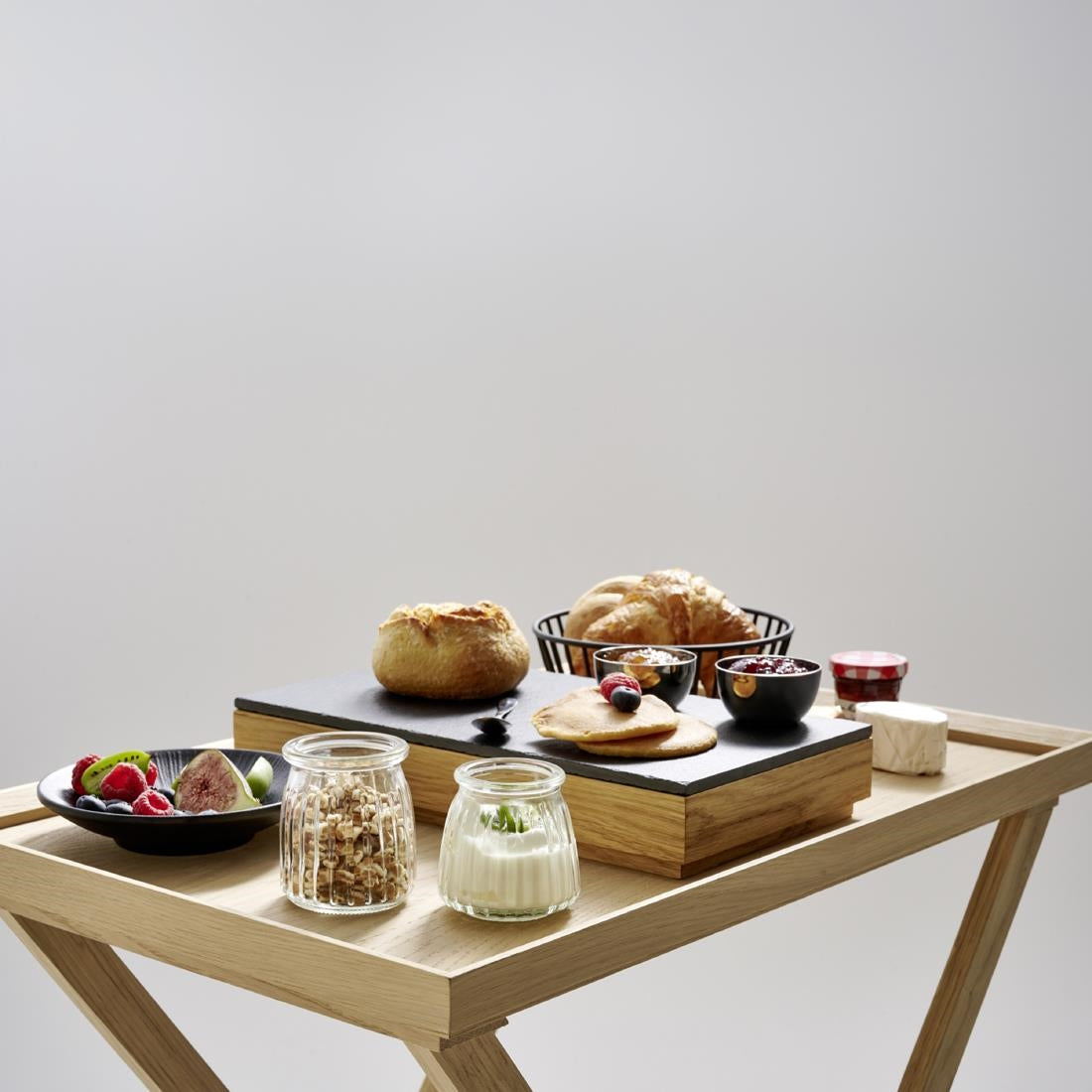 APS VALO Wooden Rectangular Serving Tray 400x600mm