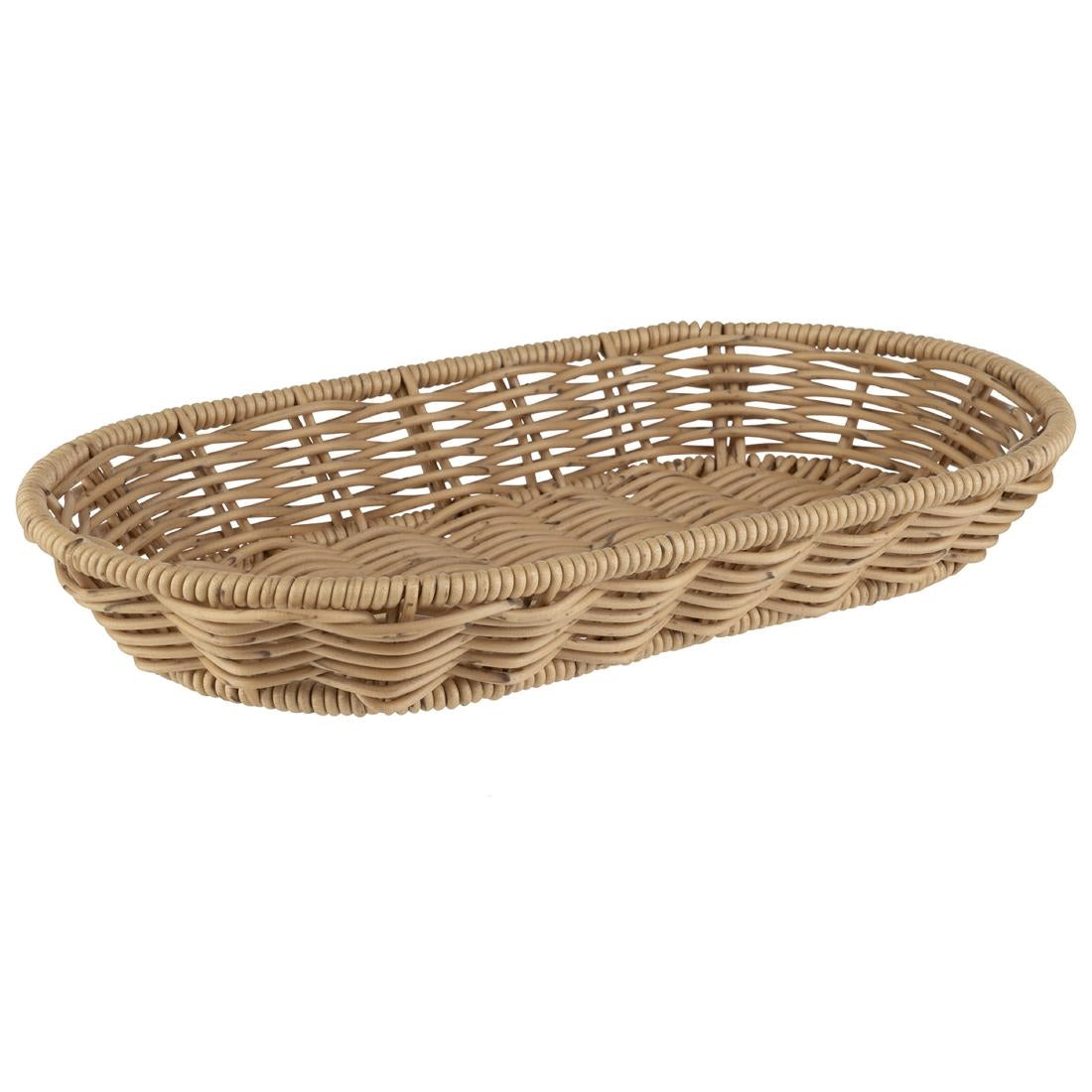 APS Cove Oval Basket Beige 280x160mm