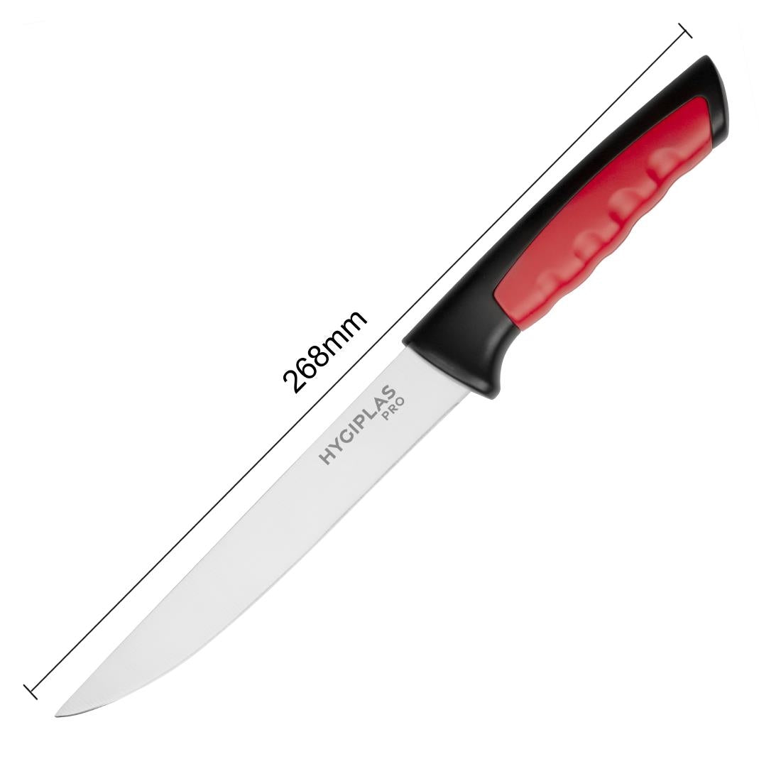 Hygiplas Pro Boning Knife Red 15cm