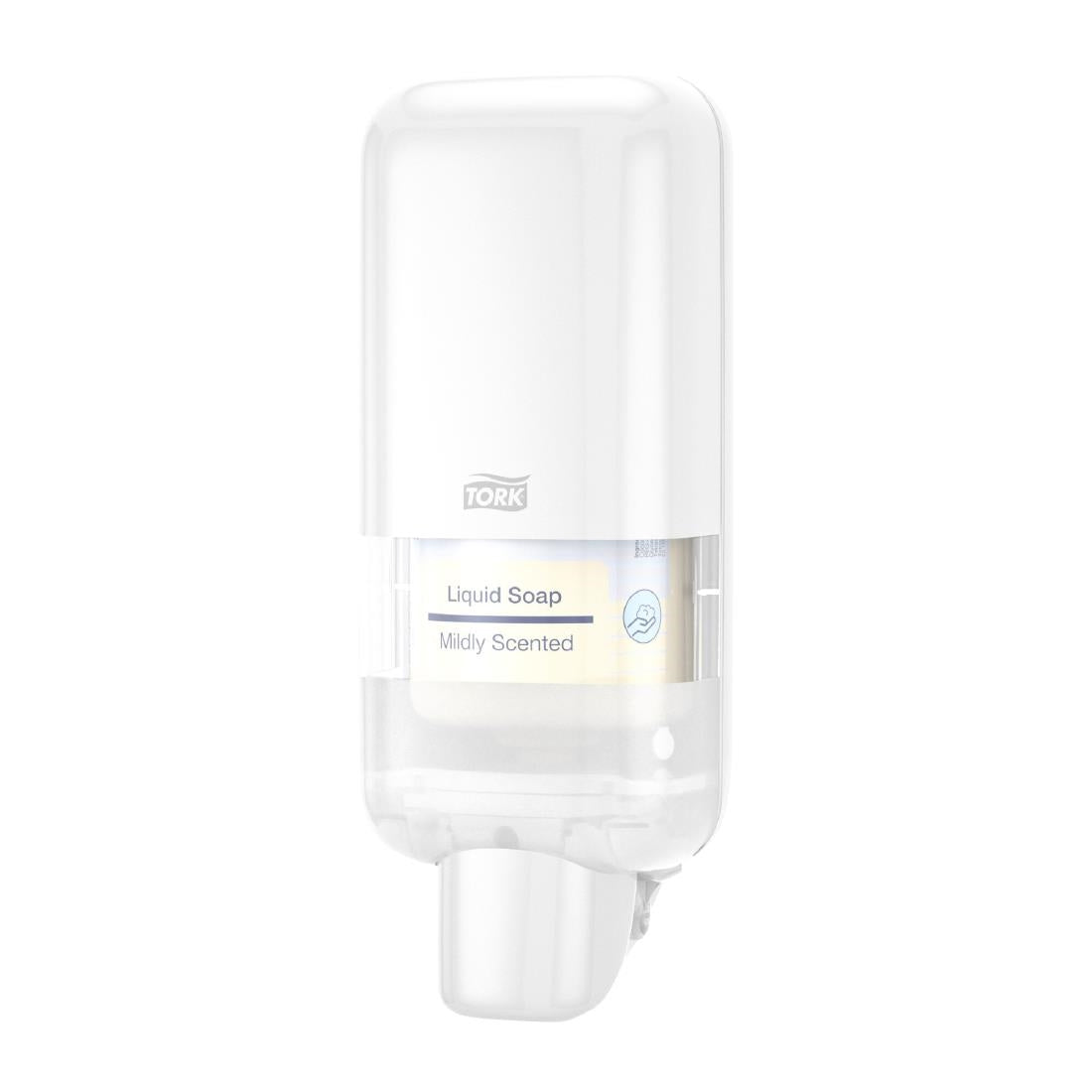 Tork S4 Soap and Sanitiser Dispenser White