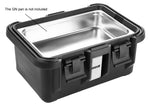 Vogue Top Loading 1/1GN Insulated Food Pan Carrier Black