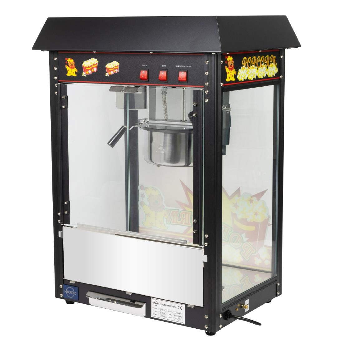 Haxro HX8380 Popcorn Machine Black