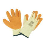KeepSAFE GLO107 Latex Palm Gloves Orange 9 (10 Pack)