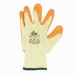 KeepSAFE GLO107 Latex Palm Gloves Orange 9 (10 Pack)