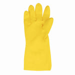 Ansell AlphaTec 87-190 Econohands Rubber Gloves Yellow L (12 Pack)