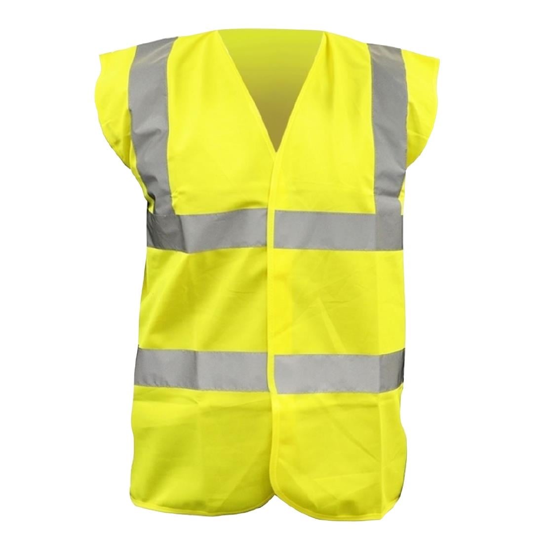KeepSAFE Hi Vis Waistcoat Yellow L (10 Pack)