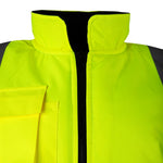 KeepSAFE Hi Vis Bodywarmer Reversible Yellow 2XL