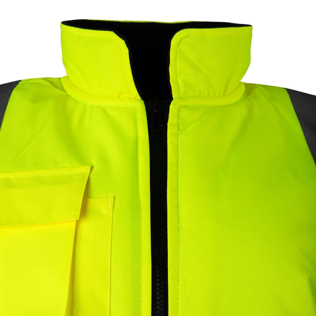 KeepSAFE Hi Vis Bodywarmer Reversible Yellow 2XL