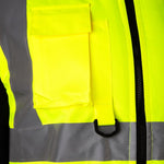 KeepSAFE Hi Vis Bodywarmer Reversible Yellow XL