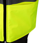 KeepSAFE Hi Vis Bodywarmer Reversible Yellow 2XL