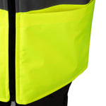 KeepSAFE Hi Vis Bodywarmer Reversible Yellow M