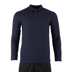 Endurance Long Sleeve Polo Shirt Navy 2XL