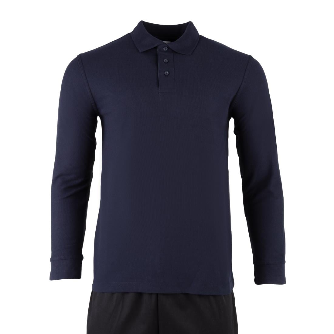 Endurance Long Sleeve Polo Shirt Navy L