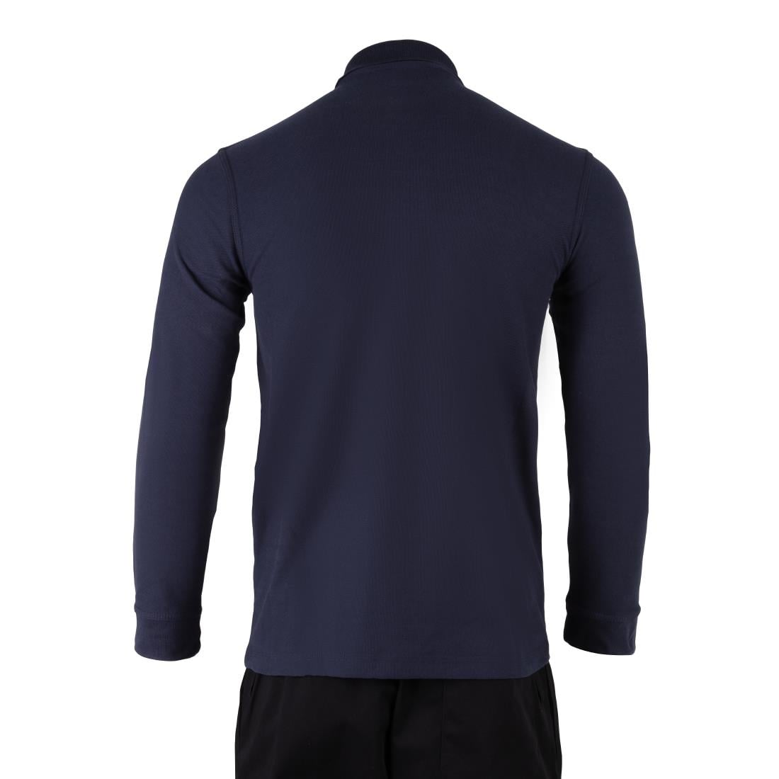 Endurance Long Sleeve Polo Shirt Navy 3XL
