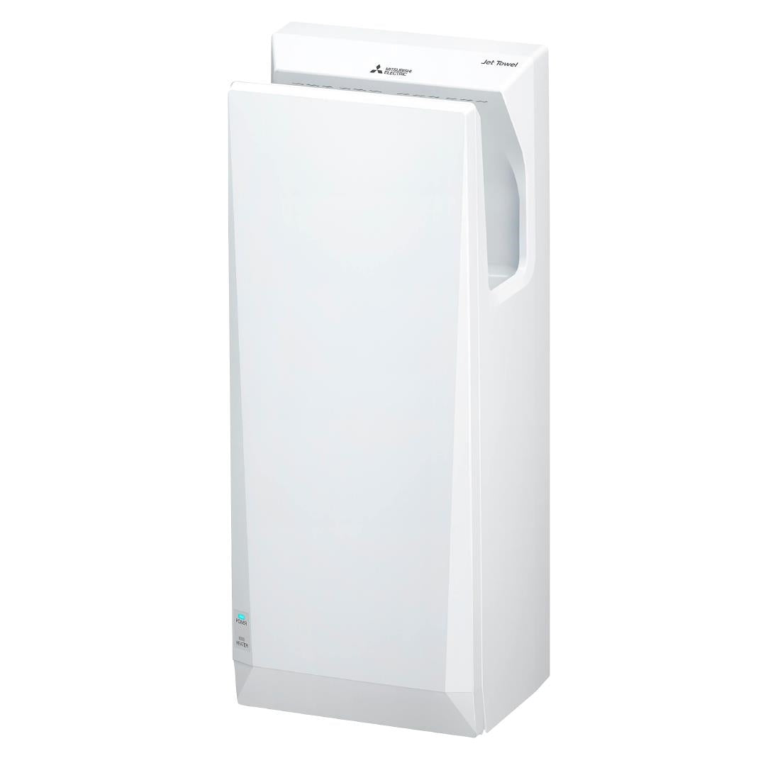 Mitsubishi Wave i01 Jet Towel Slim Heated Hand Dryer White