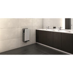 Mitsubishi Wave i01 Jet Towel Slim Heated Hand Dryer Silver
