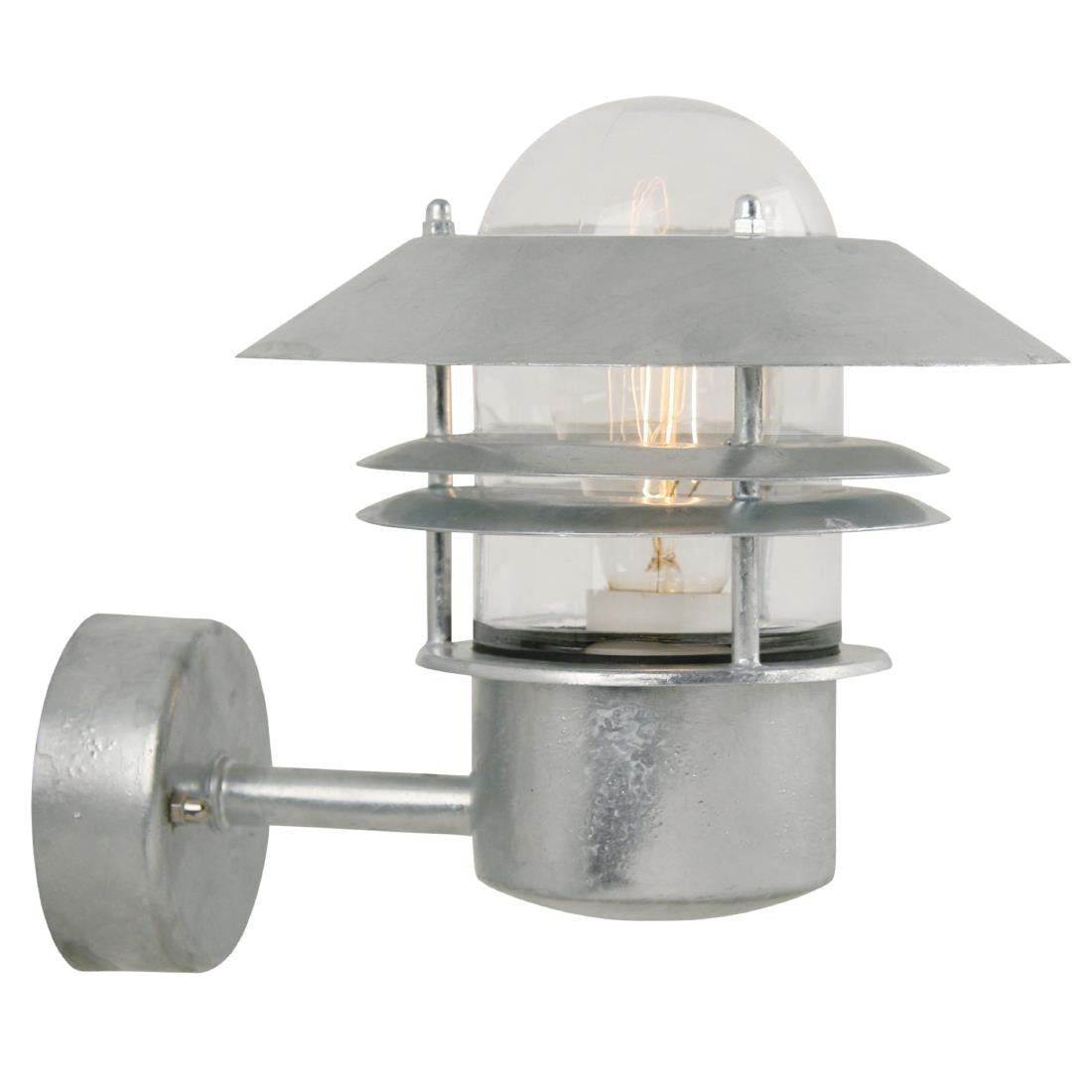 Nordlux Blokhus Up Outdoor Wall Light Galvanised