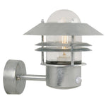Nordlux Blokhus Up Sensor Outdoor Wall Light Galvanised