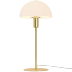 Nordlux Ellen 20 Indoor Table Lamp Brass, Glass Shade