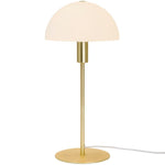 Nordlux Ellen 20 Indoor Table Lamp Brass, Glass Shade
