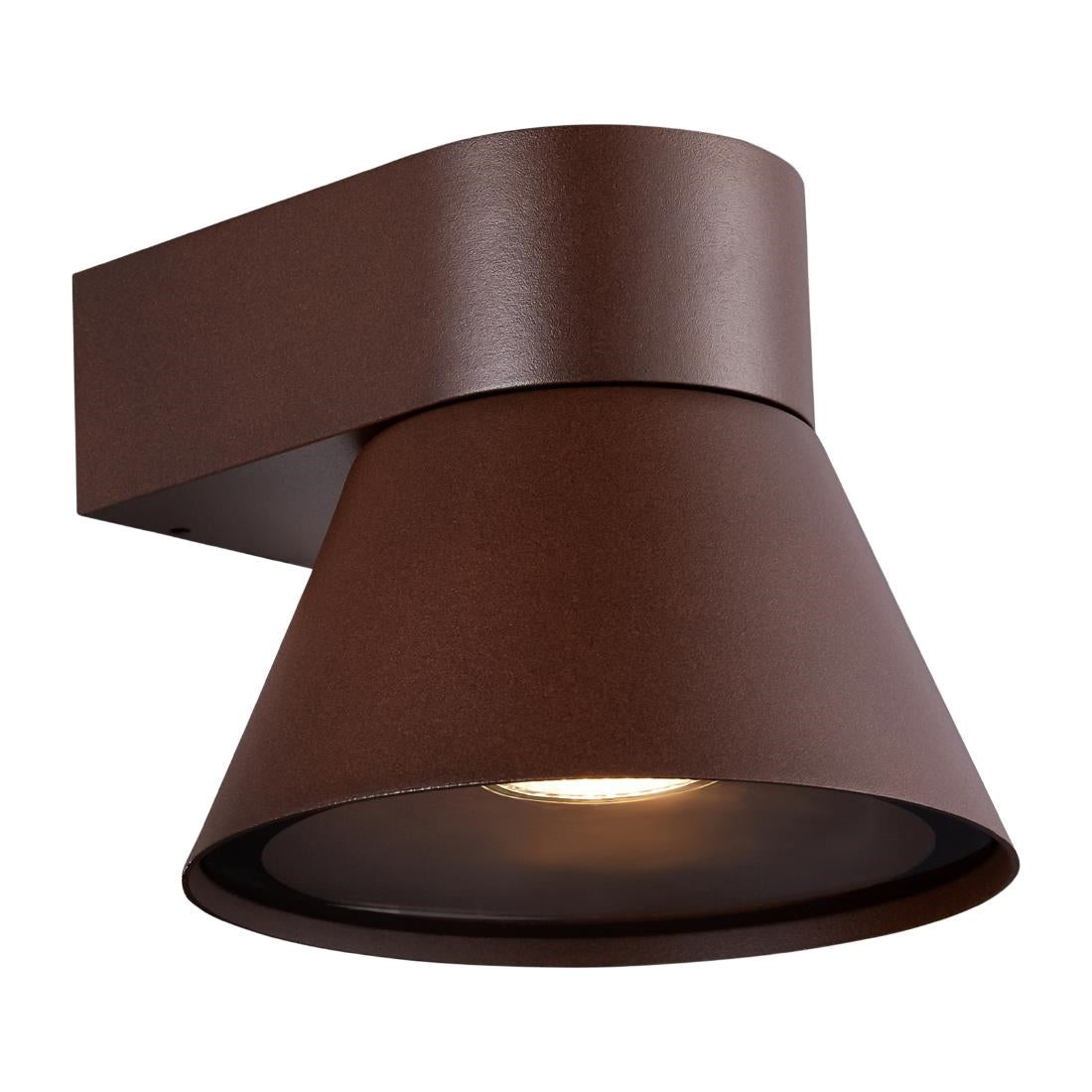Nordlux Kyklop Cone Outdoor Wall Light Rust