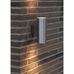 Nordlux Tin Maxi Double Outdoor Wall Light Aluminium