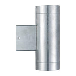 Nordlux Tin Maxi Double Outdoor Wall Light Galvanised