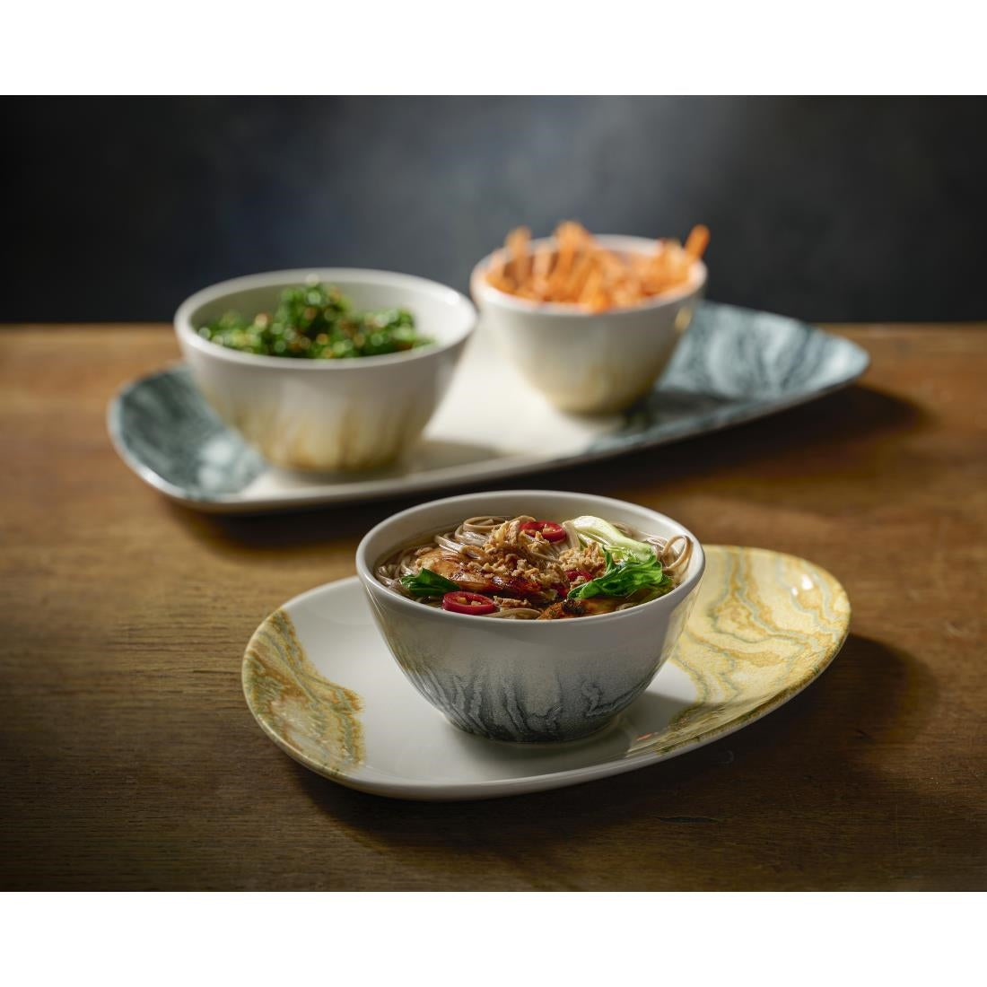 Churchill Tide Shallow Bowls Gold 116mm (12 Pack)