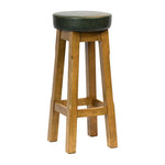 Everyday Wessex Weathered Oak High Stool with Bison Cedar Seat (2 Pack)