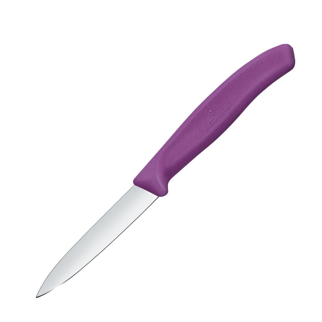 Victorinox Swiss Classic Paring Knife Straight Pointed Purple 8cm ( 2 Pack)