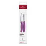 Victorinox Swiss Classic Paring Knife Straight Pointed Purple 8cm ( 2 Pack)