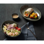 Olympia Ember Oval Bowls Blue 265x200mm (4 Pack)