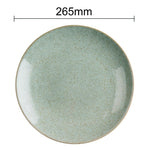Olympia Origin Coupe Plates Duck Egg Blue 260mm (4 Pack)