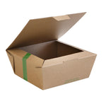 Vegware Microflute Hinged Hot Boxes 6x6" (210 Pack)