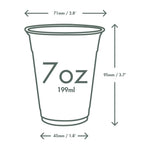 Vegware PLA Water Cups 199ml (2000 Pack)
